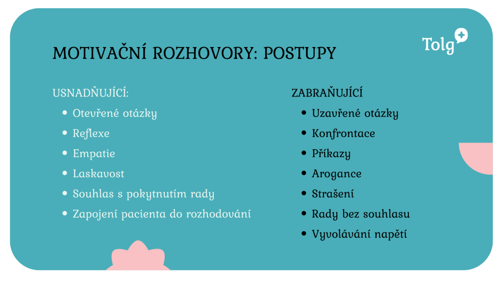 Motivační rozhovor - postupy